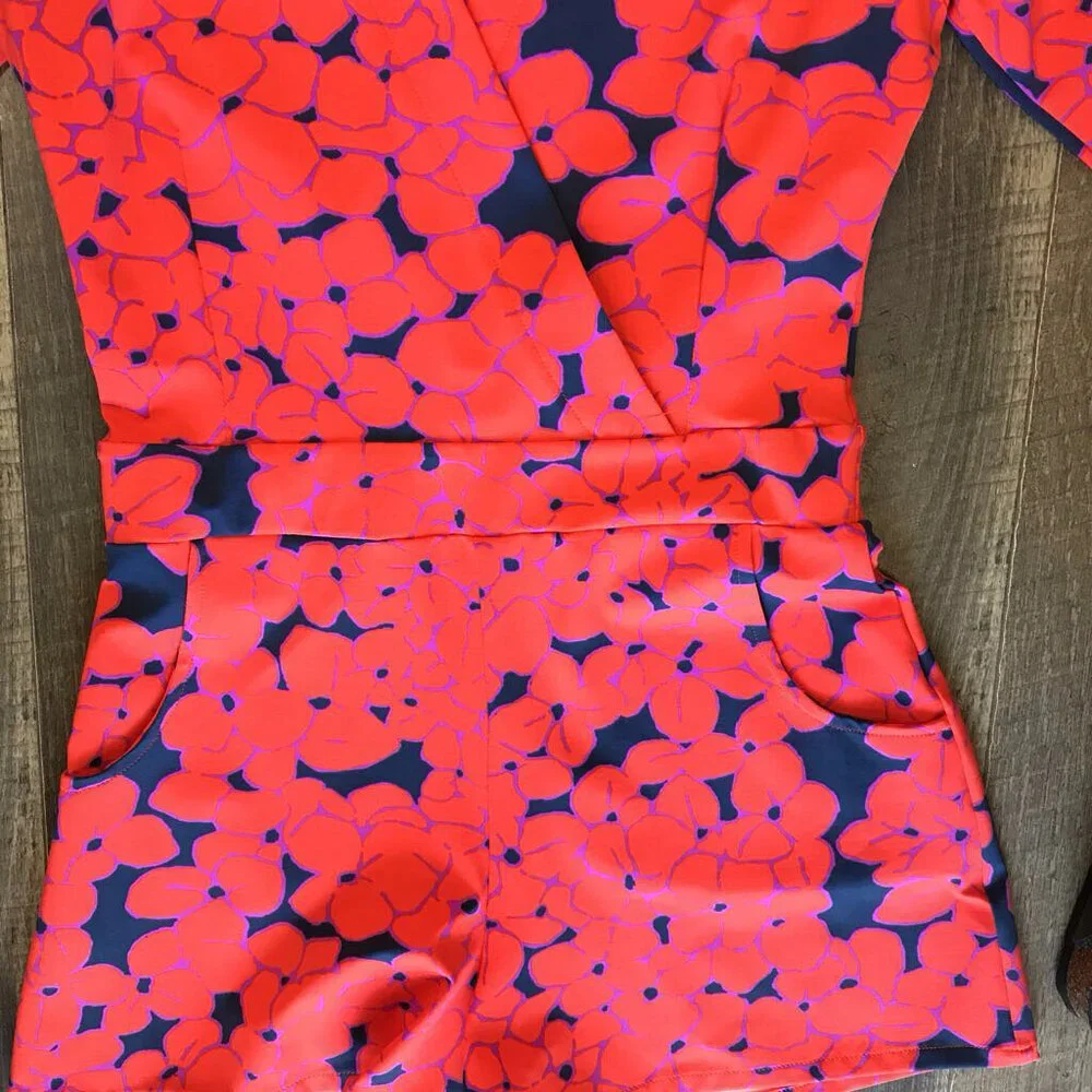 MAHI GOLD POPPY RIPTIDE ROMPER XS